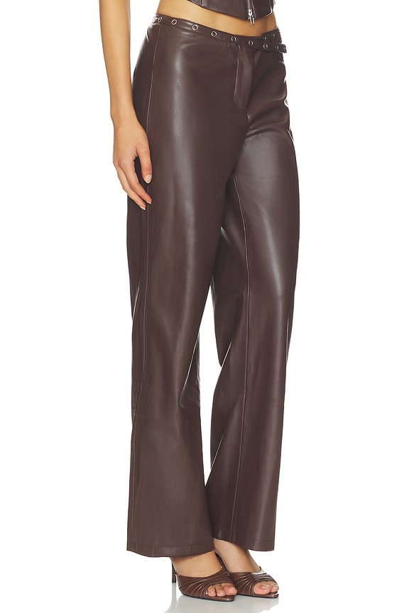 view 2 of 6 x REVOLVE Rowan Pant in Chocolate