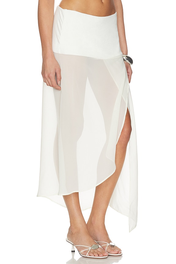 view 2 of 6 JUPE MARILYN SHEER  in Ivory