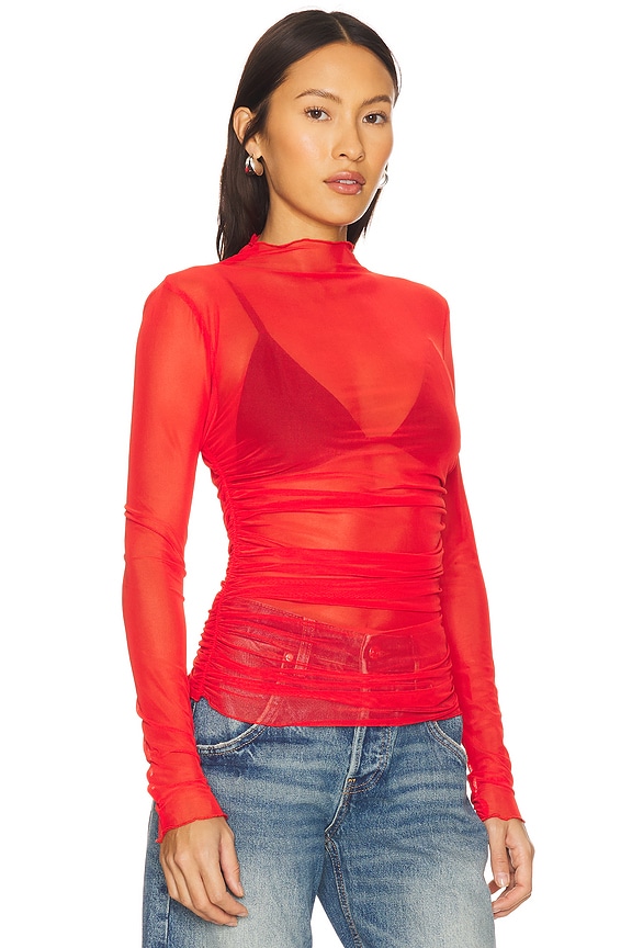 view 2 of 4 Nina Top in Red