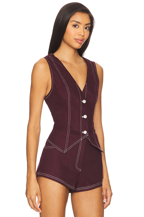 view 2 of 4 x REVOLVE Tyler Vest in Mahogany