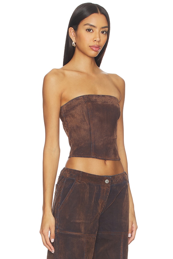 view 2 of 4 ТОП AZALEA CORSET in Chocolate
