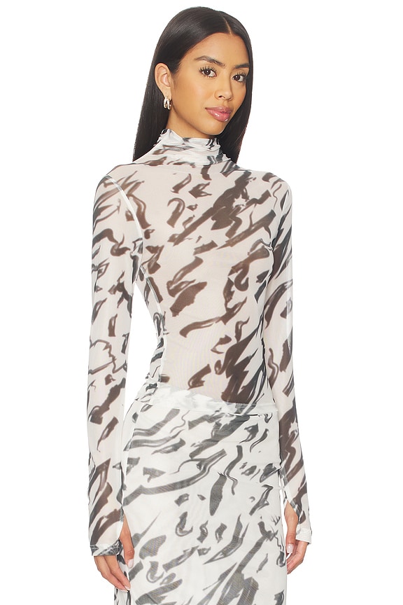 view 2 of 4 ELLIO トップ in Zebra Print