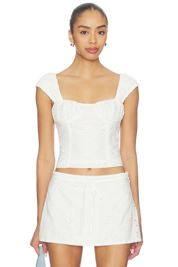 view 1 of 4 AISHA 탑 in White