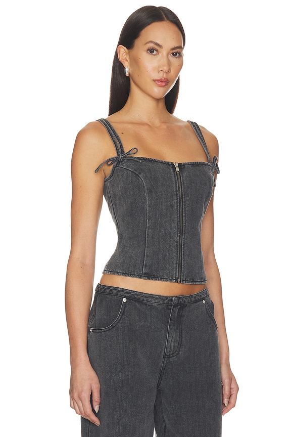 view 2 of 4 Santal Top in Pinstripe