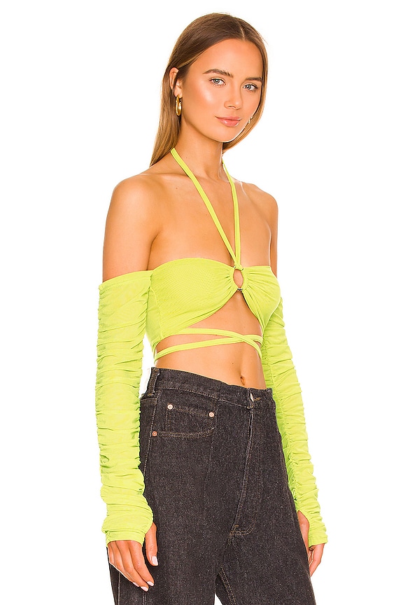 view 2 of 4 Lumi Crop Top in Light Green