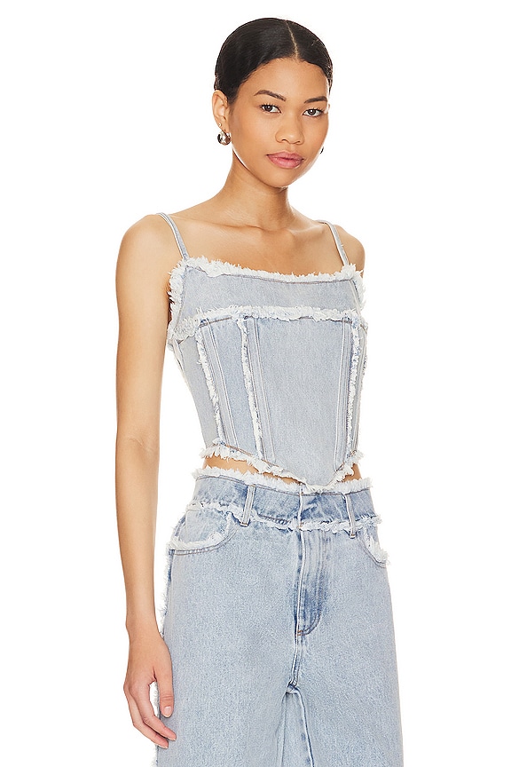 view 2 of 4 MONTANNA 코르셋 in Light Blue