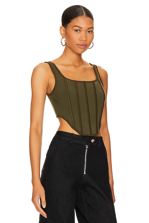 view 2 of 4 Clyde Corset in Khaki