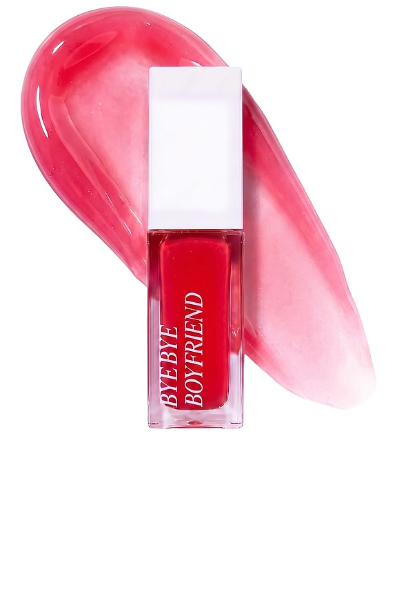 view 2 of 10 Kiss Off Glossy Lip Stain & Tint in Left On Red