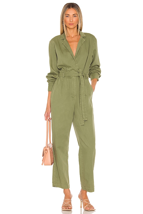 view 1 of 3 Hendrix Jumpsuit in Green Mile