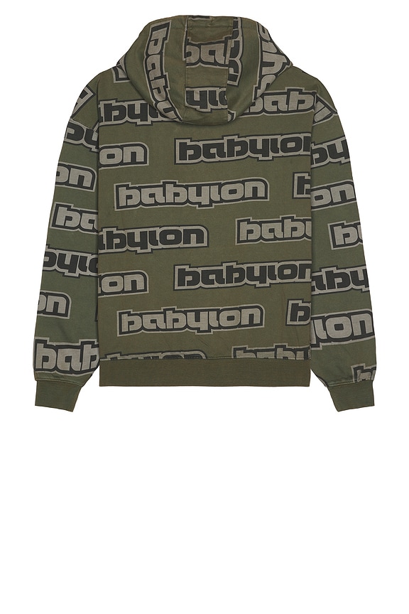 view 2 of 4 All Over Hoodie in Olive