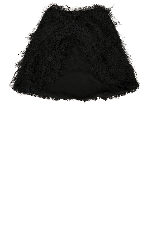 view 2 of 3 Pinla Fringes Scarf in Black