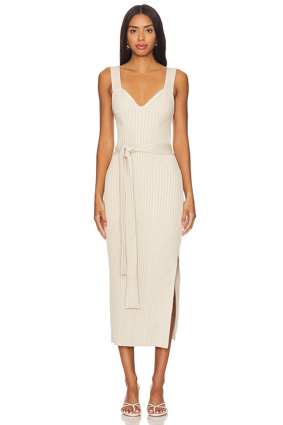 view 2 of 4 Honeya Dress in Oyster Gray