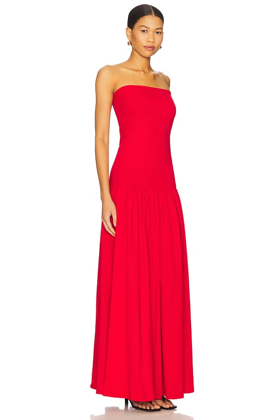 view 2 of 3 MAXIVESTIDO MARCIELLA in Pompeian Red