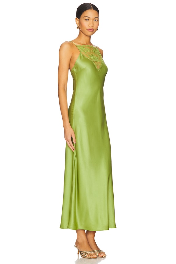 view 2 of 3 Libbie Dress in Grasshopper