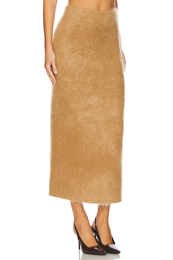 view 2 of 6 Estille Skirt in Tobacco Brown