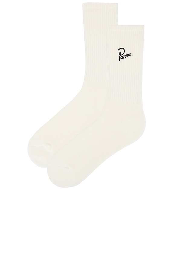 view 2 of 2 양말 in White