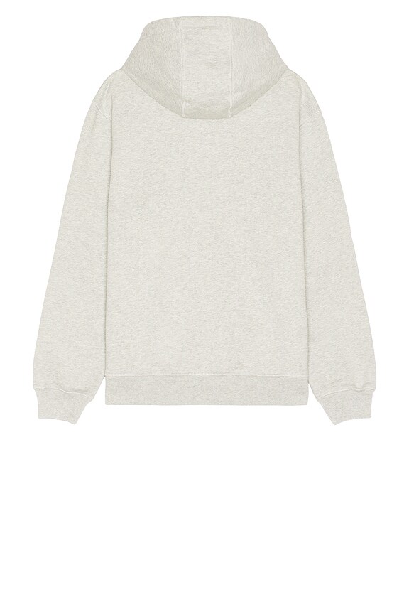 view 2 of 4 1976 Logo Zip Hooded Sweatshirt in Heather Grey