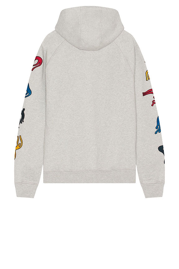 view 2 of 5 La Chambre Nuit Hooded Sweatshirt in Heather Grey