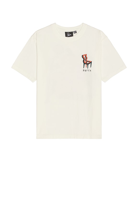 view 2 of 3 Face Ball T-Shirt in Off White