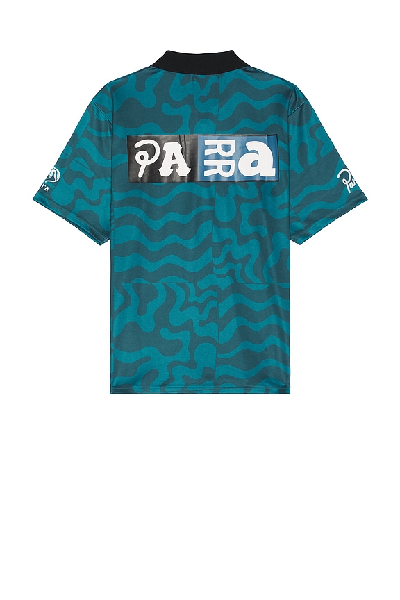 view 2 of 4 Sports Flag Polo Shirt in Deep Sea Green