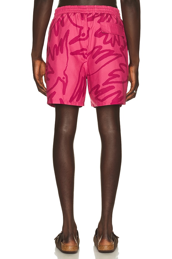 view 2 of 5 Birds Fly Free Swim Shorts in Purple Pink