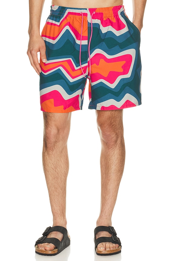view 1 of 5 Gem Stones Swim Shorts in Pink