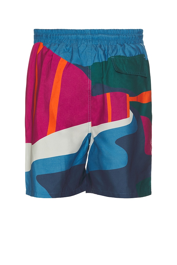 view 2 of 6 The Festival Fence Swim Shorts in Blue