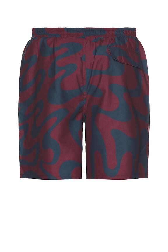 view 2 of 6 SHORT DE BAIN in Burgundy