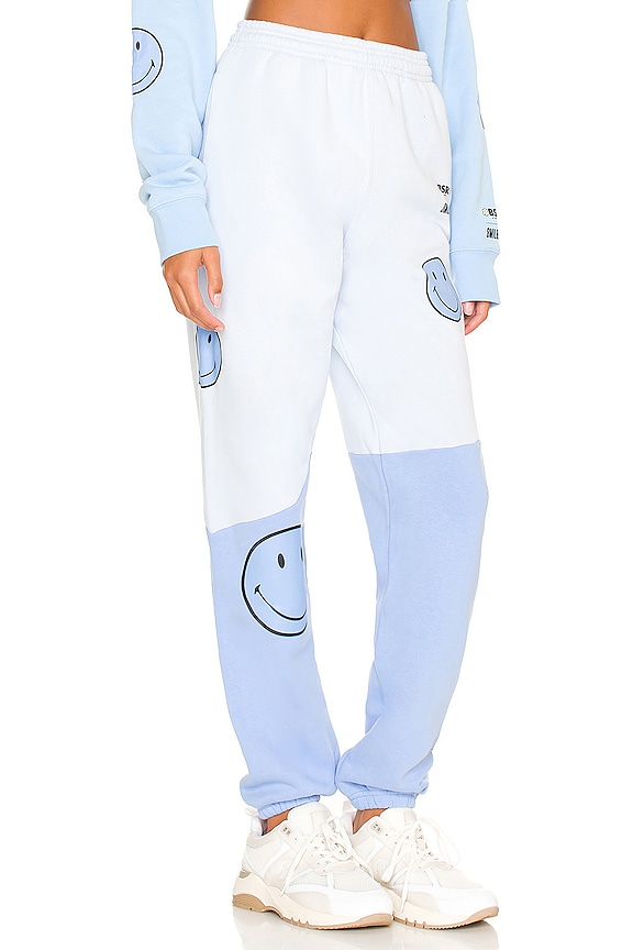 view 2 of 5 Smiley Tonal Sweats in Blue