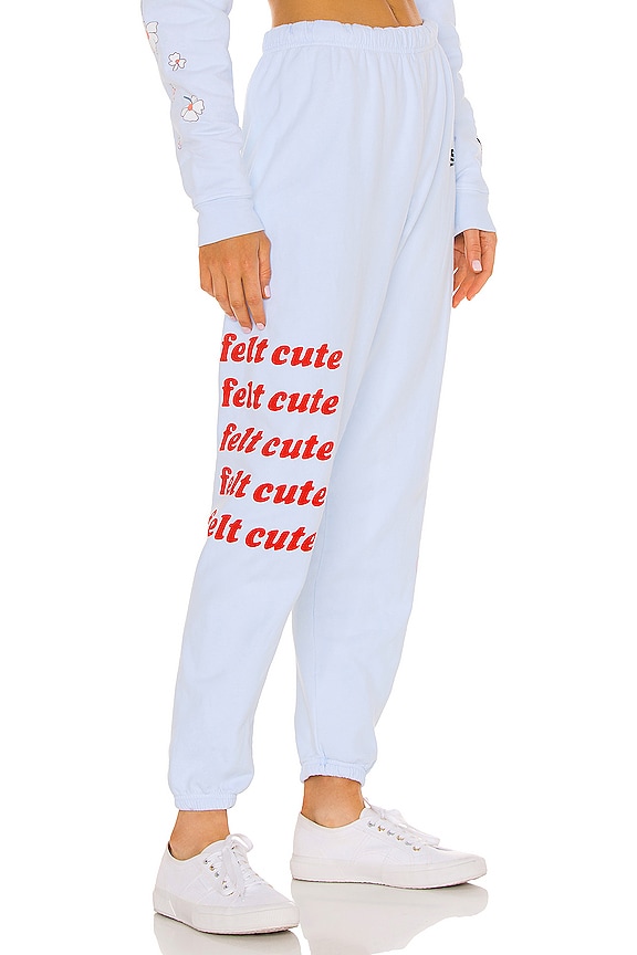 view 2 of 5 Felt Cute Sweatpants in Blue