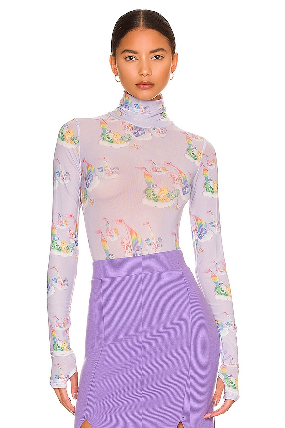 view 1 of 5 Care Bears Through The Clouds Bodysuit in Lavender