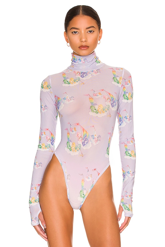 view 2 of 5 Care Bears Through The Clouds Bodysuit in Lavender