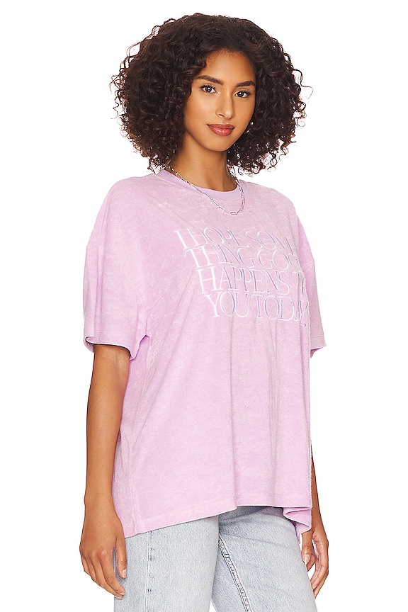 view 2 of 4 T-SHIRT HOPEFUL in Dusty Lavender