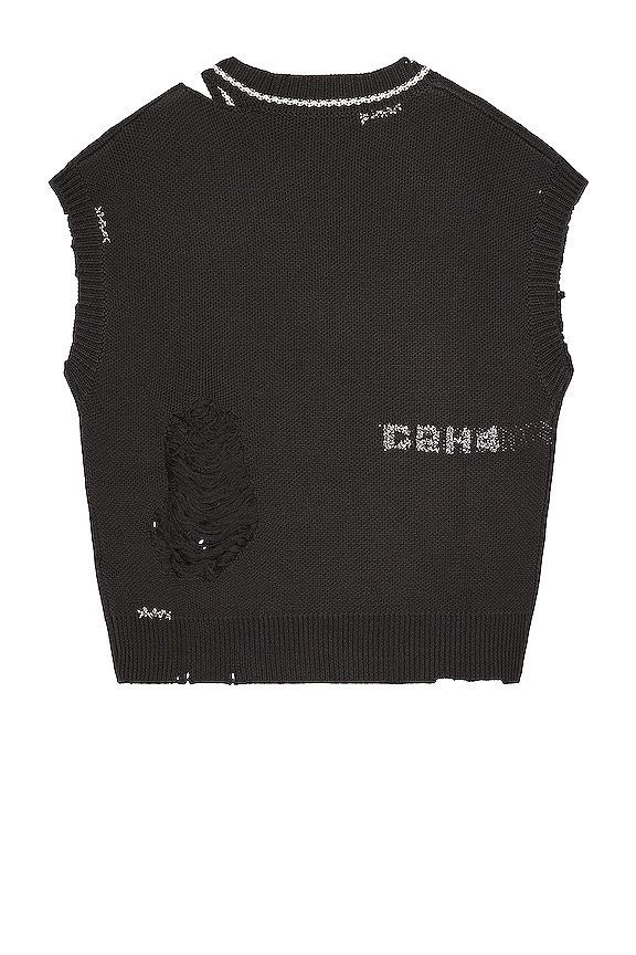 view 2 of 4 스웨터 베스트 in Black