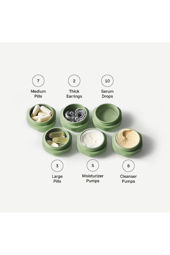 view 2 of 3 The Daily Essentials Small Trio in Eucalyptus