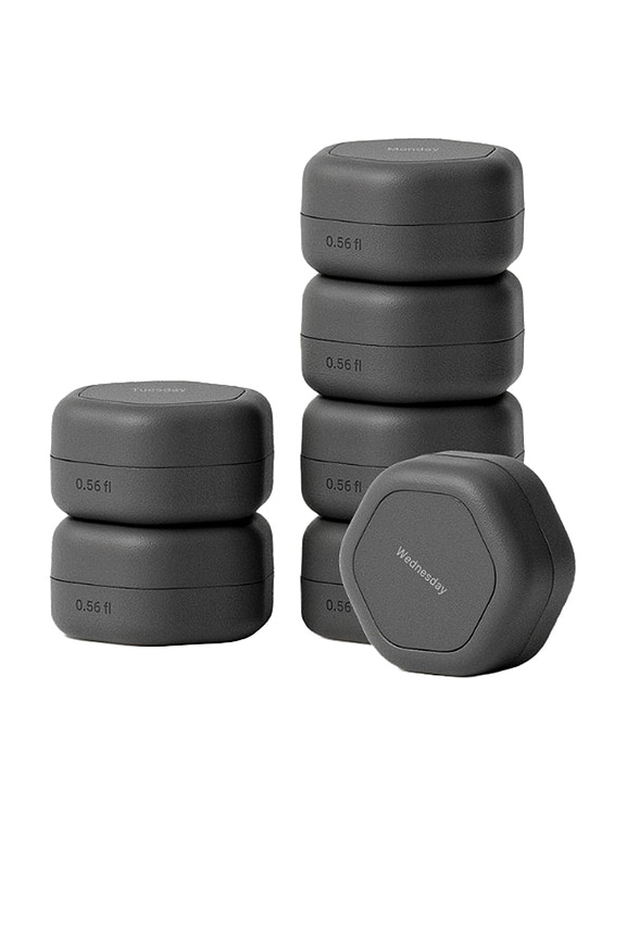 view 1 of 3 Pill Case Set Small in Charcoal