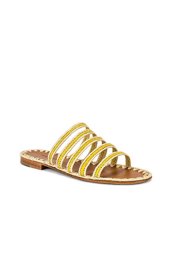 view 2 of 5 SANDALES ASMAA in Jaune & Natural