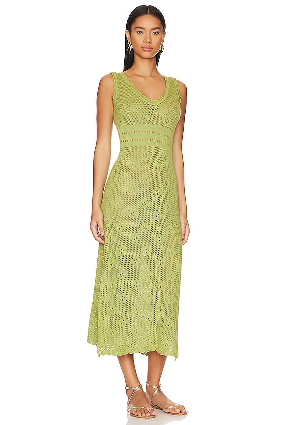 view 2 of 4 ПЛАТЬЕ МИДИ VALENTINA in Sage