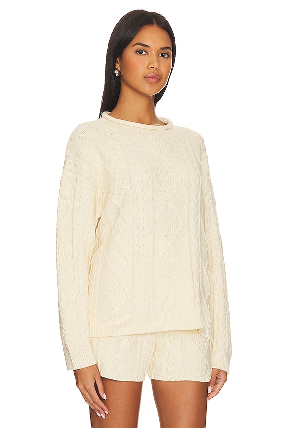 view 2 of 5 Daria Sweater in Solid Vanilla Creme