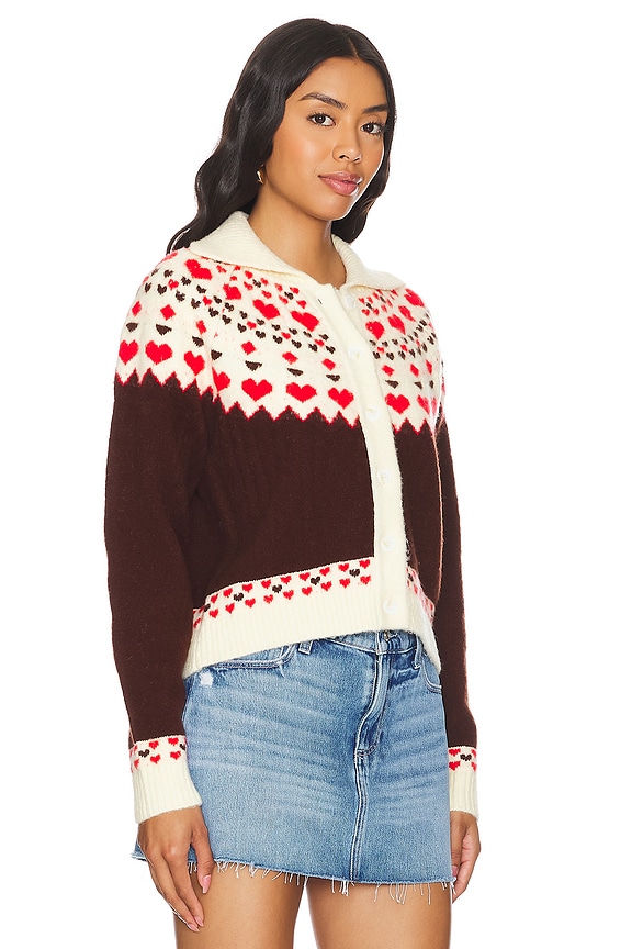 view 2 of 4 Teagan Cardigan in Espresso