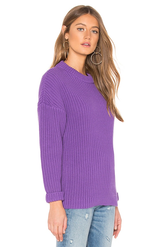 view 2 of 4 X REVOLVE Shaker Boyfriend Sweater in Purple
