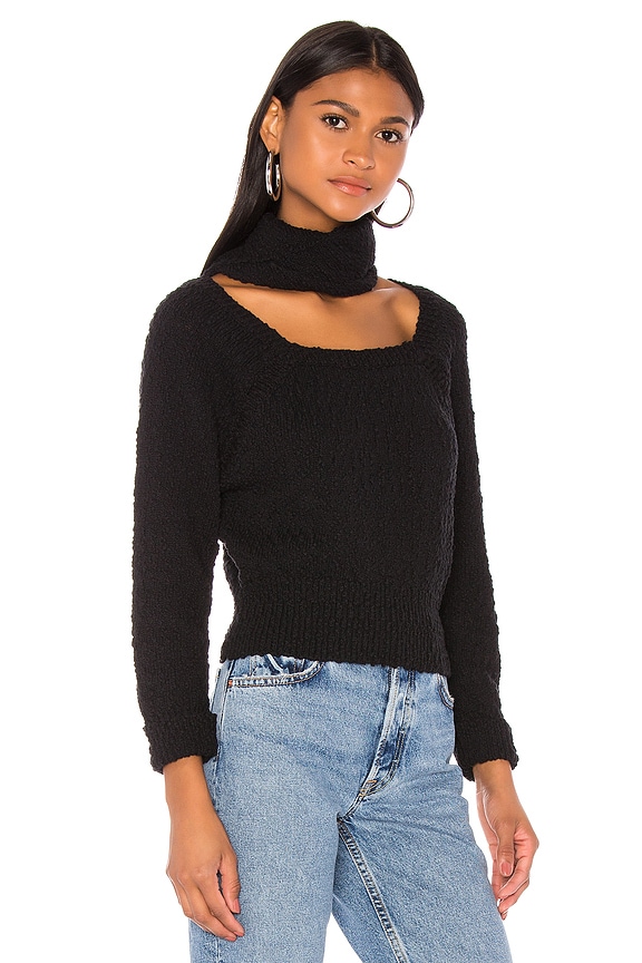 view 2 of 5 СВИТЕР С ЧОКЕРОМ KAIA in Black