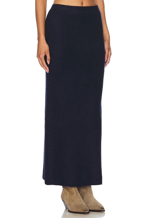 view 2 of 4 Mina Maxi Skirt in Navy