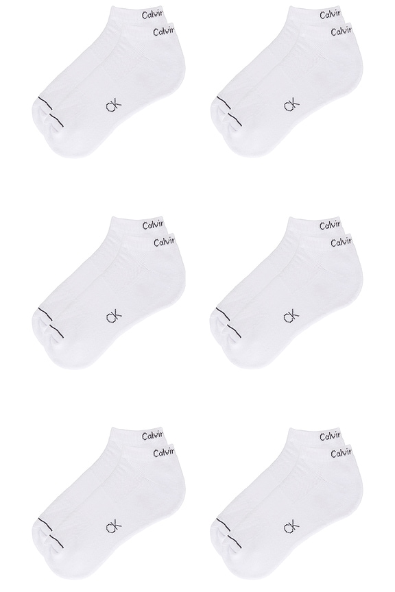 view 2 of 4 6 Pack Classic Athletic Low Cut Socks in Assorted