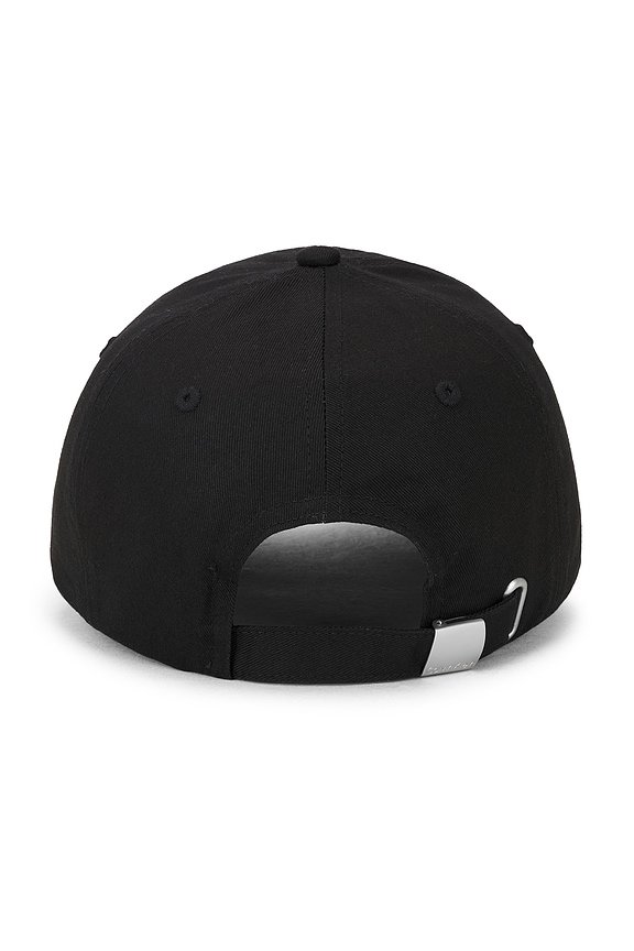 view 2 of 2 Monologo Embroidery Baseball Cap in Black
