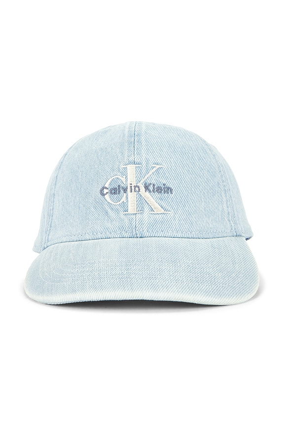 view 1 of 3 GORRA BÉISBOL MONOLOGO in Light Wash Denim