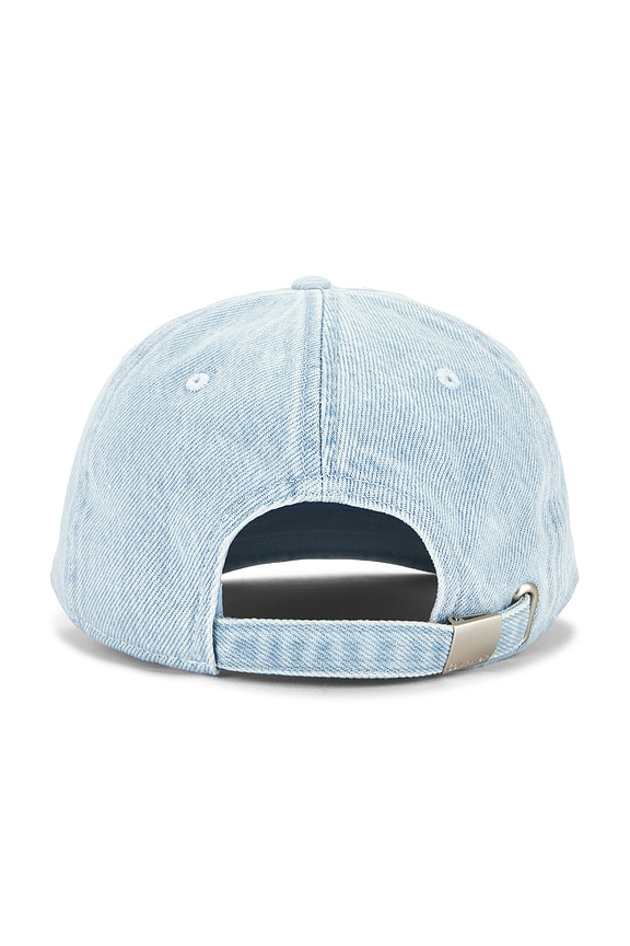 view 2 of 3 GORRA BÉISBOL MONOLOGO in Light Wash Denim