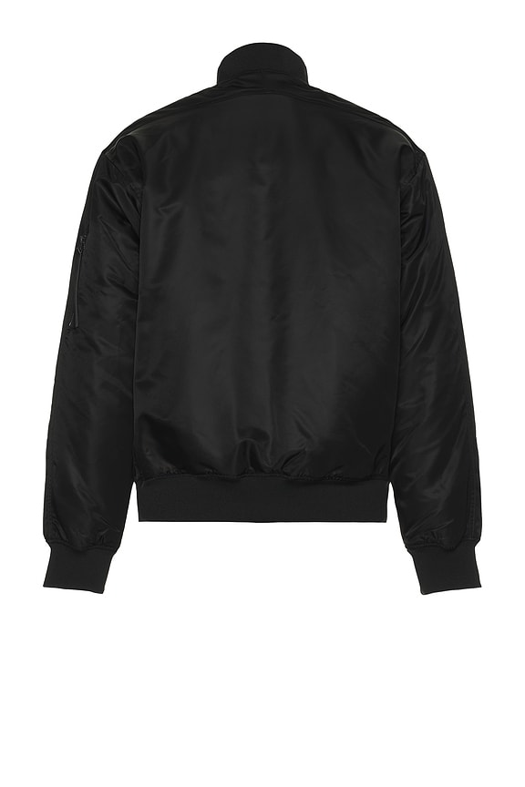 view 2 of 4 Nylon Bomber Jacket in Black