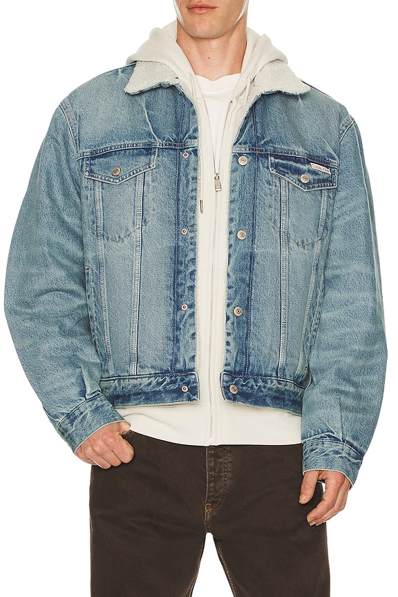 view 1 of 5 Sherpa Trucker Jacket in Tinted Thundra