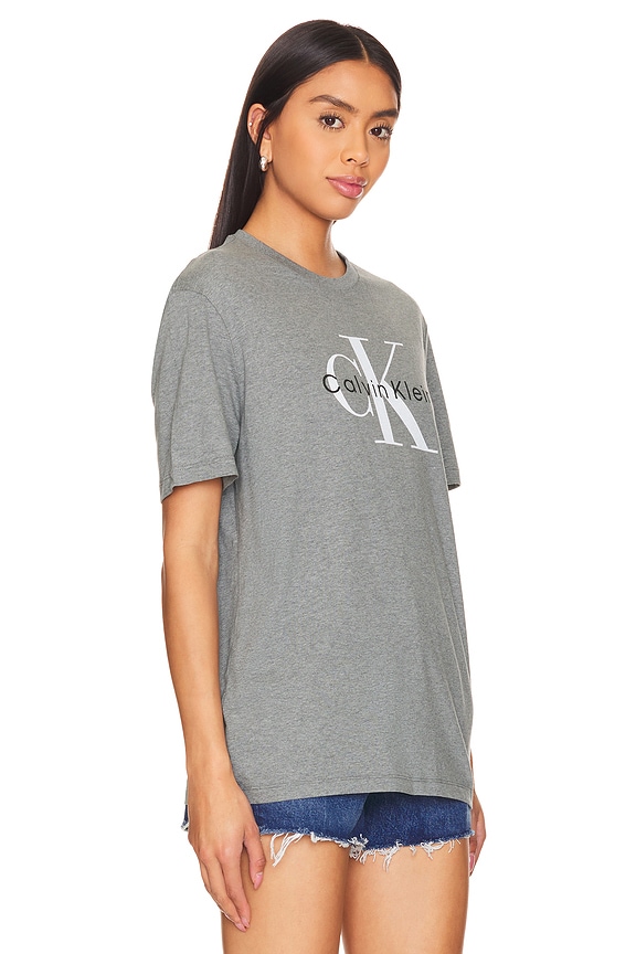 view 2 of 4 Mono Logo Tee in Medium Grey Heather